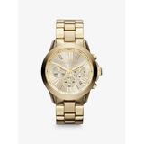 Michael Kors Oversized Gold-Tone Watch Gold One Size