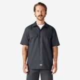 Dickies Men's Big & Tall Short Sleeve Work Shirt - Charcoal Gray Size 5Xl 5XL (1574)