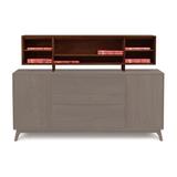 Copeland Furniture Catalina Dining Hutch Wood in Brown, Size 16.0 H x 60.0 W x 12.0 D in | Wayfair 4-CAL-75-33
