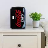 Koolatron Coca-Cola 6 Can Freestanding Beverage Refrigerator Plastic, Size 10.0 H x 7.0 W x 10.0 D in | Wayfair CZ04
