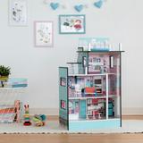 Teamson Kids Dreamland Barcelona 3.5" Doll House Manufactured Wood in Brown, Size 37.5 H x 11.5 W x 24.5 D in | Wayfair TD-13111D