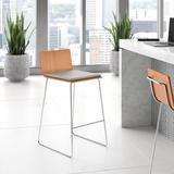 Upper Square™ Sawyer Bar & Counter Stool Wood in Gray/Brown, Size 32.0 H x 16.0 W x 20.5 D in | Wayfair 9420524F4D0549E7B1CBAE18D3E0D4F0