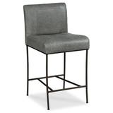 Fairfield Chair Appollo 30" Bar Stool Upholstered in Black, Size 40.5 H x 18.5 W x 20.5 D in | Wayfair B097-07_ 8789 65