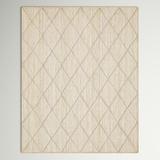 White Area Rug - Sand & Stable™ Carlotta Hand Braided Beige Area Rug Jute & Sisal in White, Size 72.0 W x 0.5 D in | Wayfair