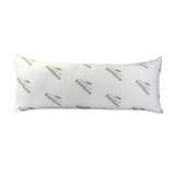 White Noise Essence of rayon from bamboo Medium Pollyfill 20" x 54" Body Pillow Polyester/Polyfill/Rayon from Bamboo | Wayfair