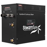 Steam Spa Black Series Bluetooth Quickstart Steam Bath 10.5 kW Generator Package in Gray, Size 15.0 H x 17.0 W x 9.5 D in | Wayfair BKT1050CH-A