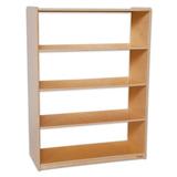 Wood Designs Natural Environments Multi Purpose Shelving Unit Wood in White/Brown, Size 48.0 H x 36.0 W x 15.0 D in | Wayfair WD12900AC
