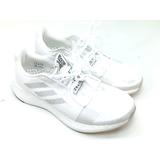 Adidas Shoes | Adidas Womens Senseboost Running Sneaker | Color: Gray/White | Size: 8