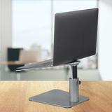 Mount-It Height Adjustable Laptop Stand For Desk | Properly Positions For Head, Neck, Back & Wrists in Gray, Size 11.6 H x 10.2 W in | Wayfair