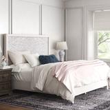 Kelly Clarkson Home Baxter Low Profile Standard Bed Wood in Brown/Gray/White, Size 64.0 H x 81.0 W x 90.5 D in | Wayfair