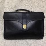 Burberry Bags | Authentic Burberrry Uni-Sexblack Leather Briefcase | Color: Black | Size: Os