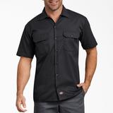 Dickies Men's Relaxed Fit Short Sleeve Work Shirt - Black Size 2Xl (WS675)