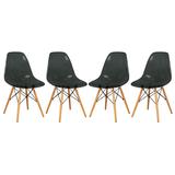 Dover Molded Side Chair (Set of 4) - LeisureMod EP19TBL4