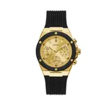 Guess® Black Gold Water Resistant Watch