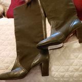 Anthropologie Shoes | Anthropologie Boots | Color: Green | Size: 7.5