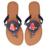"Women's Boston Red Sox Die-Cut Logo Flip Flops"