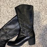 Nine West Shoes | Black Leather Boots | Color: Black | Size: 10