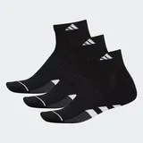 Men's adidas Cushioned II 3-pack Quarter Socks, Size: 6-12, Black