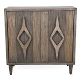 Loon Peak® Holliston 2 Door Accent Cabinet Wood in Brown/Gray, Size 32.0 H x 33.0 W x 15.0 D in | Wayfair 0C201E60E87D46158DDBBD271403E8EA