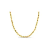 Belk & Co 20 In X 4 Mm Rope Chain Necklace In 10K Yellow Gold