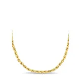 Belk & Co 3 Millimeter Rope Chain Necklace In 14K Yellow Gold, 16 In