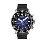 Tissot Men's Seastar 1000 Gts Chronograph Watch, Black