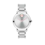 Movado Women's Stainless Steel Bold Bracelet Watch, Silver