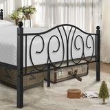 Lark Manor™ Alsa 38" Modern Style Bed Frame Metal in Brown, Size 38.0 H x 54.0 W x 75.0 D in | Wayfair 4339895E427A42BCA6CA0067BBE70026