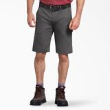 Dickies Men's Flex Regular Fit Duck Carpenter Shorts, 11" - Stonewashed Gray Size 38 (DX802)