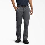Dickies Men's Slim Fit Straight Leg Work Pants - Charcoal Gray Size 36 X 32 (WP873)