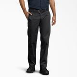 Dickies Men's Slim Fit Straight Leg Work Pants - Black Size 36 X 34 (WP873)