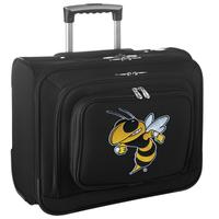 "GA Tech Yellow Jackets Black 14"" 2-Wheeled Laptop Overnighter Travel Case"