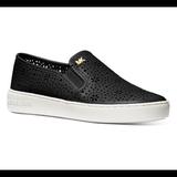 Michael Kors Shoes | 01132 Kane Perforated Slip On Sneakers Mk | Color: Black | Size: Various
