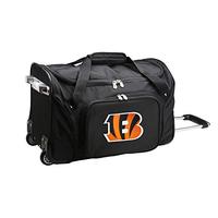 NFL Cincinnati Bengals Wheeled Duffle Bag, 22-inches