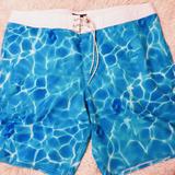 American Eagle Outfitters Swim | American Eagle Swim Trunks Size Xl | Color: Blue/White | Size: Xl