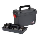 Plano Rustrictor Ammo Case with Tray Polymer Gray SKU - 402012
