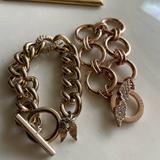 Victoria's Secret Jewelry | New Bundle Of 2 Vs Angel Wngs Bracelets | Color: Gold | Size: Os