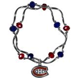 Women's Montreal Canadiens Bead Stretch Bracelet