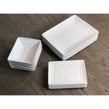 Red Vanilla 18 Piece Dinnerware Set, Service for 6 Porcelain/Ceramic in White | Wayfair RV750-518