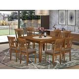 Alcott Hill® Teressa Solid Wood Dining Set Wood/Upholstered Chairs in Brown | Wayfair F2A1EDAA7CEE4801B3D785648124248D