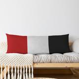 Arsuite Adel Stripes Medium Polyester 20" x 54" Body Pillow Polyester/Polyfill/Polyester, Size 20.0 H x 54.0 W x 5.5 D in | Wayfair