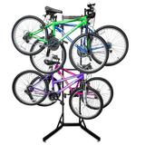 RaxGo Garage Floor Freestanding Bike Rack Steel in Black/Gray, Size 81.5 H x 28.0 W x 38.0 D in | Wayfair RGFSBR4