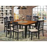 Alcott Hill® Butterfly Leaf Dining Set Wood/Upholstered Chairs in Black/Brown, Size 30.0 H in | Wayfair 3BE3D7F73A2B47FF9542142531077831