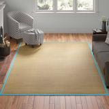 Brown/White Area Rug - Andover Mills™ Jeremy Bamboo Slat/Seagrass Natural Area Rug Bamboo Slat & Seagrass in Brown/White | Wayfair