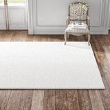 White Area Rug - Kelly Clarkson Home Esmee Shag Rug Polypropylene in White, Size 47.0 W x 1.18 D in | Wayfair BC40128145CE4F8ABB6887E292A59F74