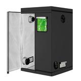 Winado Indoor Reflective Mylar Non Toxic Hydroponic Unit in Black, Size 78.74 H x 47.24 D in | Wayfair whg1-G26000711