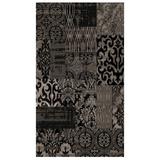 Jewel 5' x 8' Area Rug by Linon Home Dcor in Black Grey