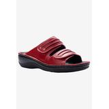 Wide Width Women's June Sandals by Propet® in Red (Size 12 W)