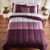 BH Studio Colorblock Comforter by BH Studio in Purple (Size TWIN)