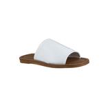 Women's Ros-Italy Sandals by Bella Vita® in White Leather (Size 8 1/2 M)